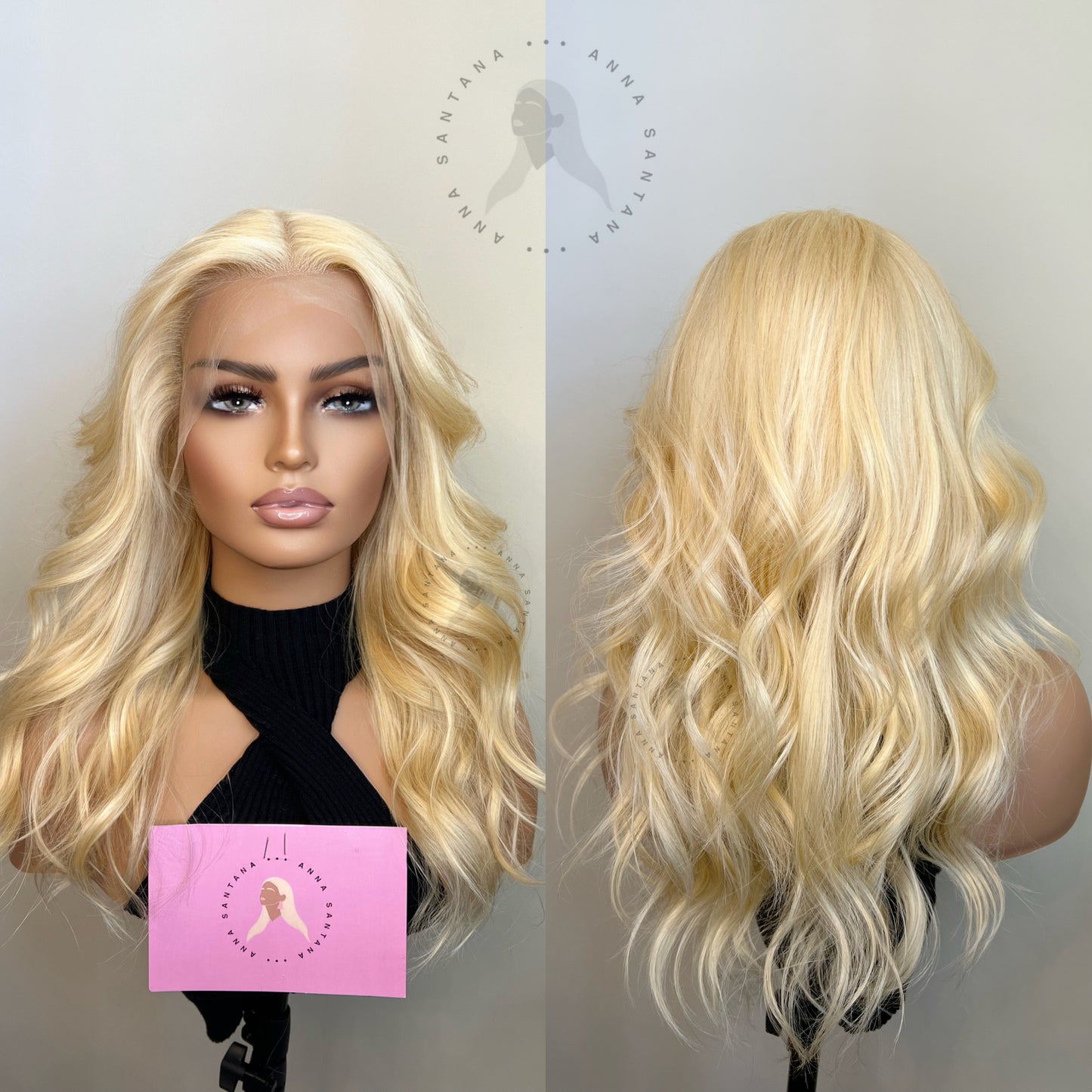 613 Blonde Transparent Lace Front Wig