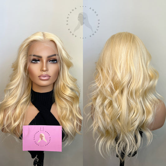 613 Blonde Transparent Lace Front Wig