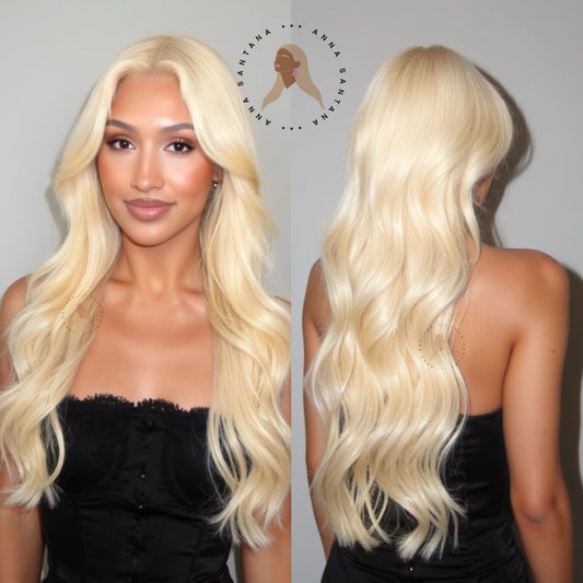 613 Blonde Transparent Lace Front Wig