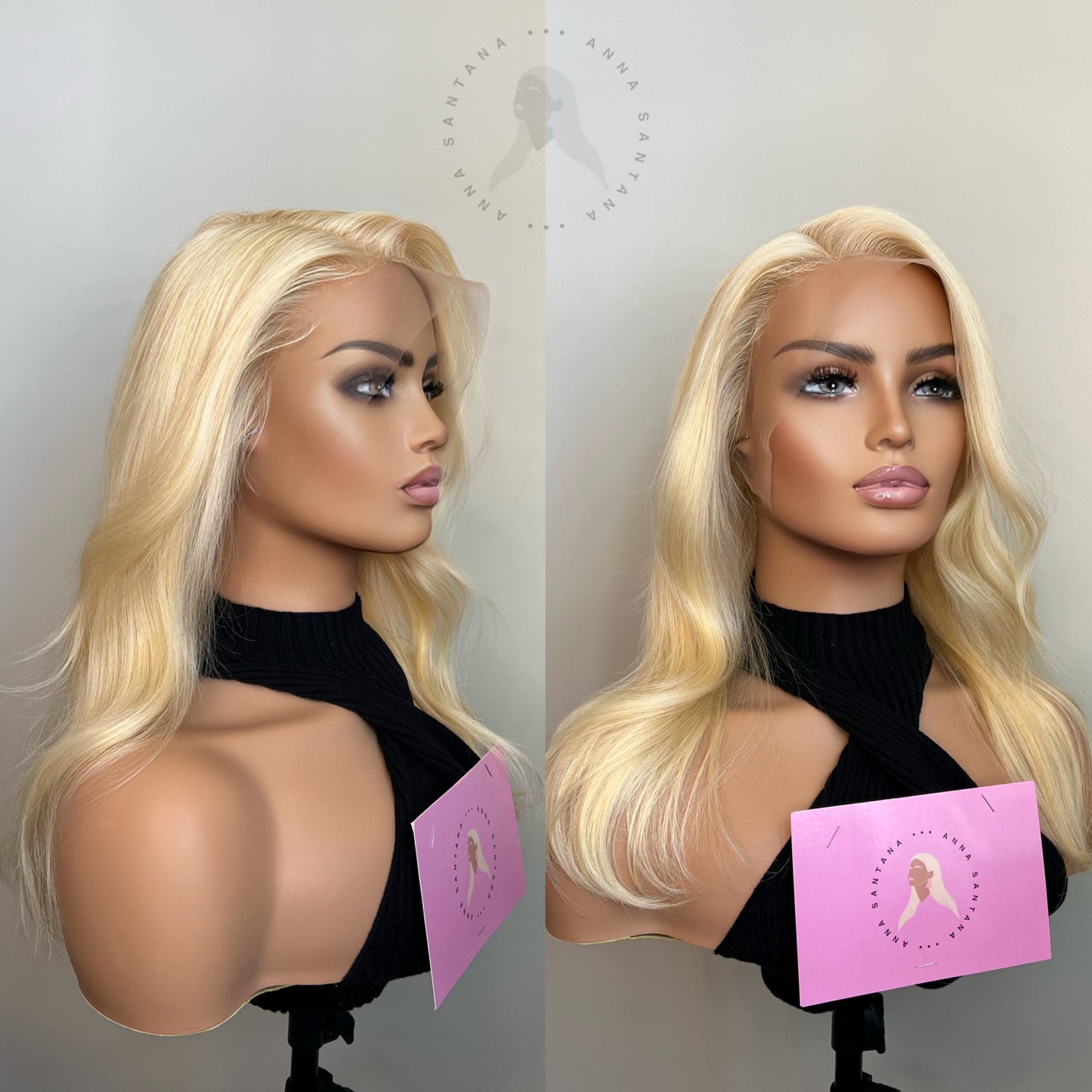 613 Blonde Transparent Lace Front Wig