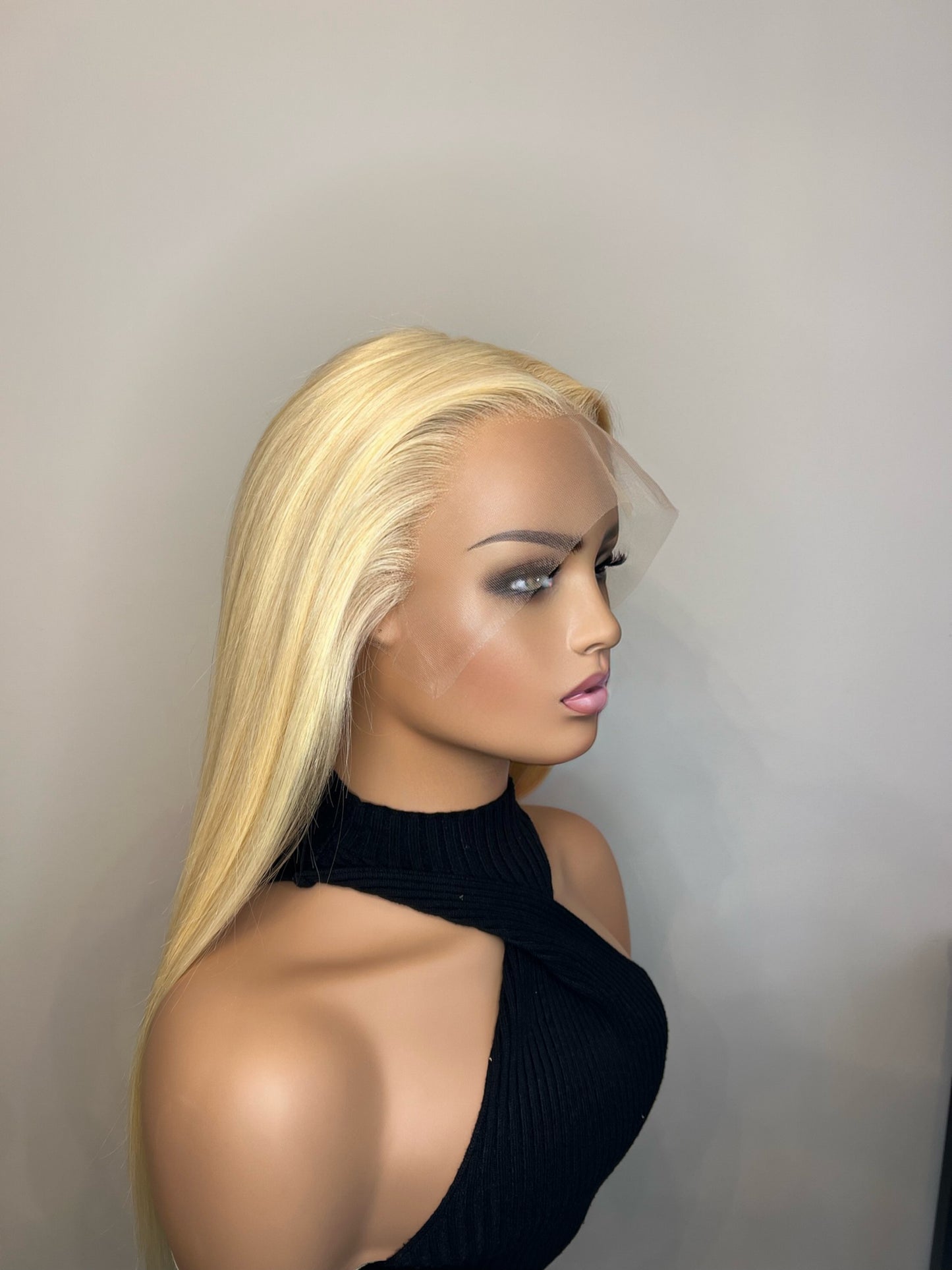 613 Blonde Transparent Lace Front Wig