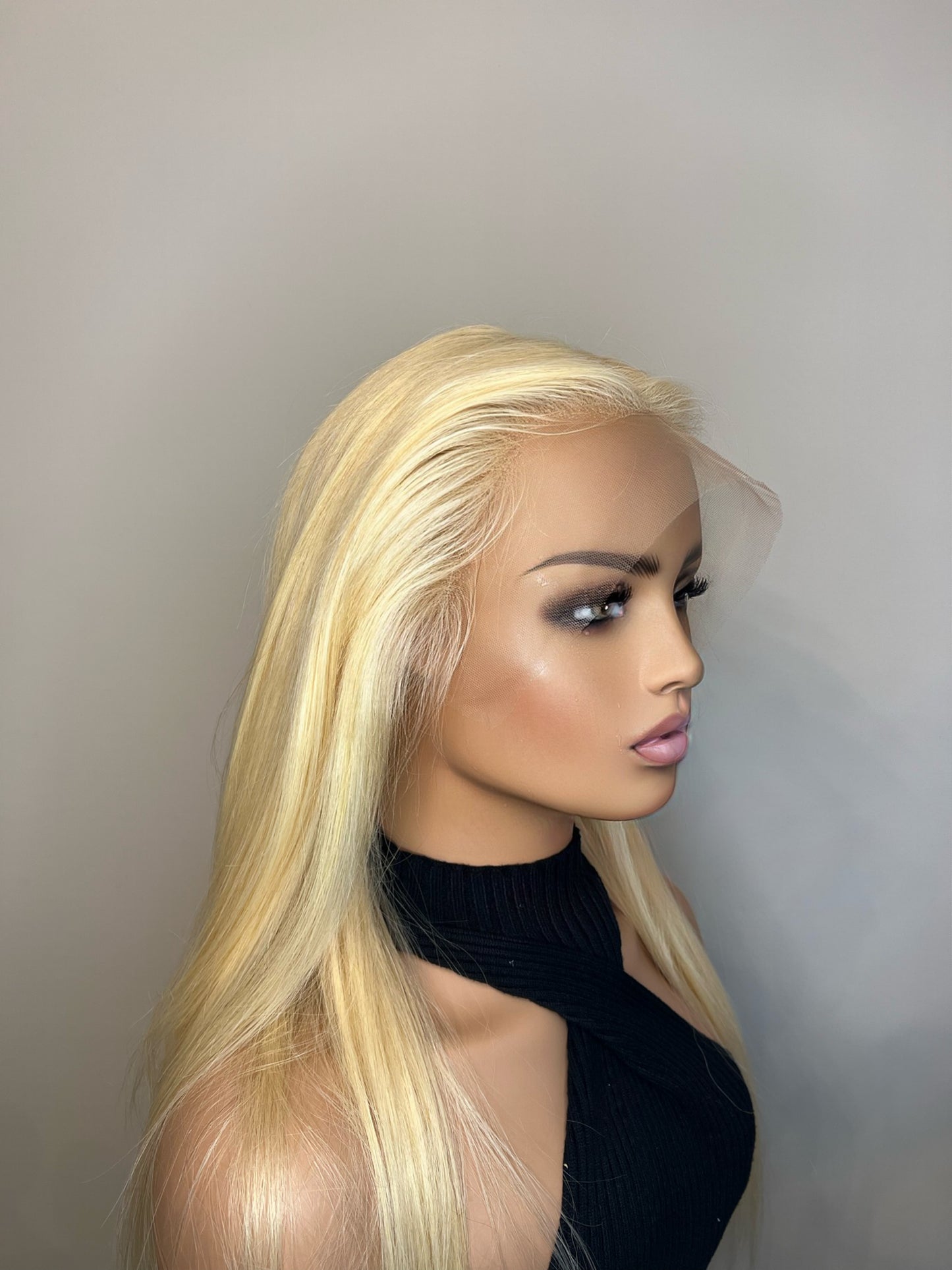 613 Blonde Transparent Lace Front Wig