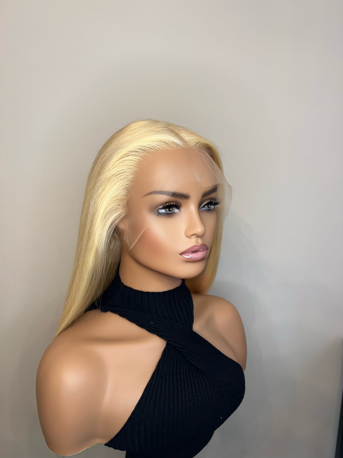 613 Blonde Transparent Lace Front Wig