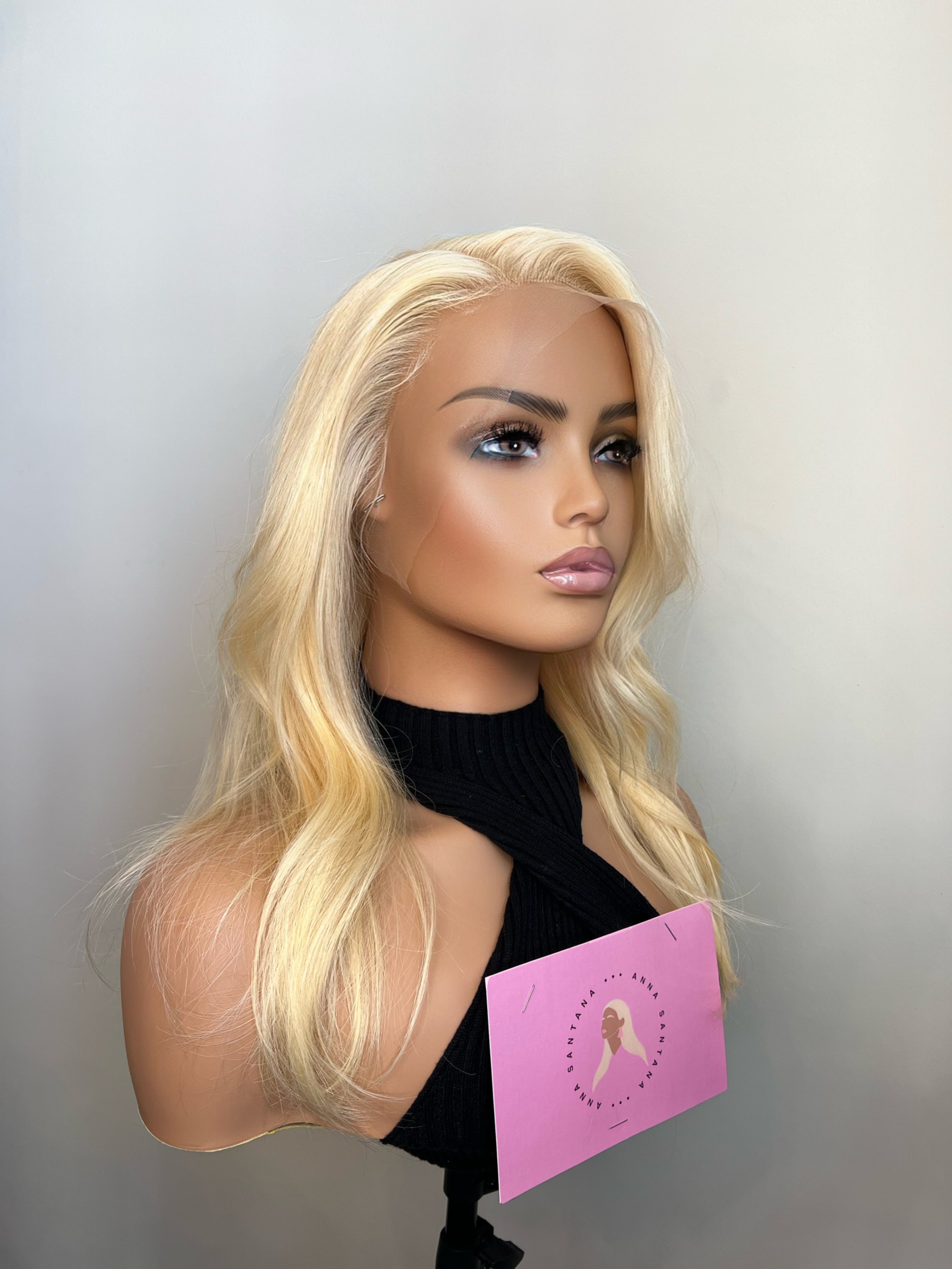 613 Blonde Transparent Lace Front Wig Anna Santana Hair Company